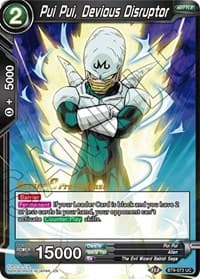 Pui Pui, Devious Disruptor - Universal Onslaught Pre-Release Cards - Dragon Ball Super: Masters card