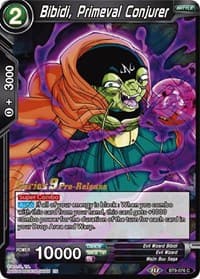 Bibidi, Primeval Conjurer - Universal Onslaught Pre-Release Cards - Dragon Ball Super: Masters card