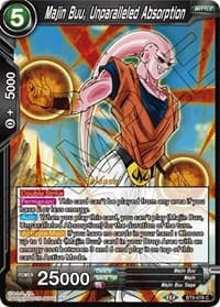 Majin Buu, Unparalleled Absorption - Universal Onslaught Pre-Release Cards - Dragon Ball Super: Masters card