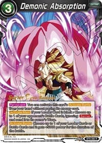 Demonic Absorption - Universal Onslaught Pre-Release Cards - Dragon Ball Super: Masters card