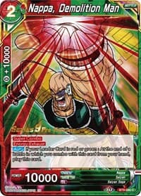 Nappa, Demolition Man - Universal Onslaught Pre-Release Cards - Dragon Ball Super: Masters card