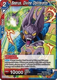 Beerus, Divine Obliterator - Universal Onslaught Pre-Release Cards - Dragon Ball Super: Masters card