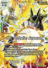Cell // Cell, Perfection Surpassed - Universal Onslaught Pre-Release Cards - Dragon Ball Super: Masters card