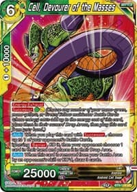 Cell, Devourer of the Masses - Universal Onslaught Pre-Release Cards - Dragon Ball Super: Masters card