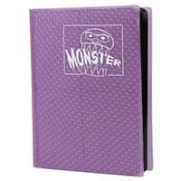Binder - 4-Pocket Side-Loading Holofoil - Purple - Monster Protectors Storage Albums - Storage Albums card