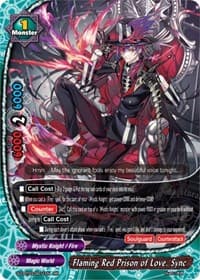 Flaming Red Prison of Love. Sync - S-CBT03: Ultimate Unite - Future Card BuddyFight card