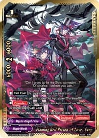 Flaming Red Prison of Love. Sync (SP) - S-CBT03: Ultimate Unite - Future Card BuddyFight card