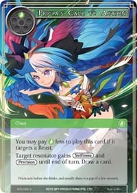 Pricia's Call to Action - Alice Origin II - Force of Will card
