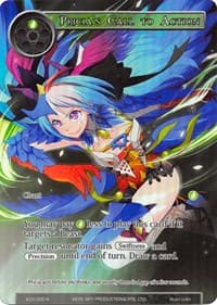 Pricia's Call to Action (Full Art) - Alice Origin II - Force of Will card