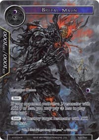 Brutal Majin (Full Art) - Alice Origin II - Force of Will card