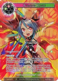 Burning Rush! (Full Art) - Alice Origin II - Force of Will card