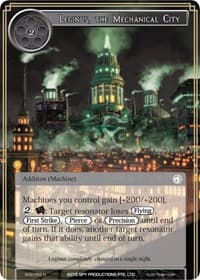 Leginus, the Mechanical City - Alice Origin II - Force of Will card