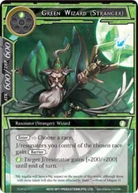 Green Wizard (Stranger) - Alice Origin II Starter Deck - Force of Will card