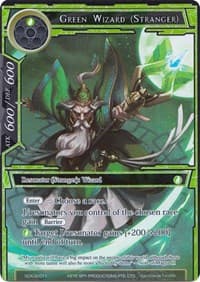 Green Wizard (Stranger) (Full Art) - Alice Origin II Starter Deck - Force of Will card