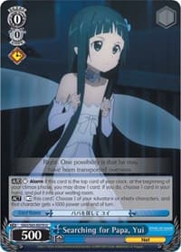 Searching for Papa, Yui - Sword Art Online -Alicization- - Weiss Schwarz card