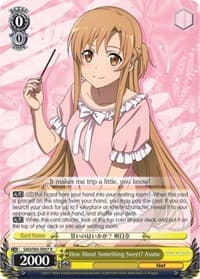 How About Something Sweet? Asuna - Sword Art Online -Alicization- - Weiss Schwarz card