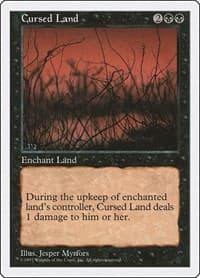 Cursed Land - Fifth Edition - Magic: The Gathering card