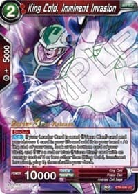King Cold, Imminent Invasion - Universal Onslaught Pre-Release Cards - Dragon Ball Super: Masters card