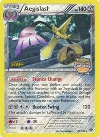 Aegislash - 85/146 (Regional Championships) [Staff] - League & Championship Cards - Pokemon card