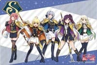 Bushiroad Rubber Mat Collection Vol.482: Shoujo Kageki Revue Starlight -Re LIVE- Shiku Felt Ongaku Gakuin - Bushiroad Playmats - Playmats card