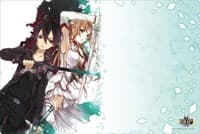 Bushiroad Rubber Mat Collection Vol.521: Sword Art Online 10th Anniversary Aincrad - Kirito & Asuna - Bushiroad Playmats - Playmats card