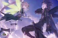 Bushiroad Rubber Mat Collection Vol.507: Sword Art Online 10th Anniversary Fairy Dance - Kirito & Leafa - Bushiroad Playmats - Playmats card