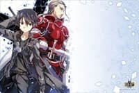 Bushiroad Rubber Mat Collection Vol.531: Sword Art Online 10th Anniversary Early and Late - Kirito & Heathcliff - Bushiroad Playmats - Playmats card