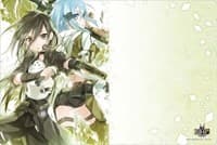 Bushiroad Rubber Mat Collection Vol.529: Sword Art Online 10th Anniversary Phantom Bullet - Kirito & Sinon - Bushiroad Playmats - Playmats card