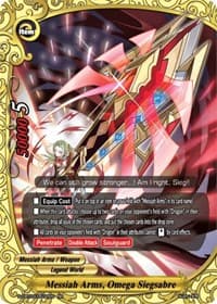 Messiah Arms, Omega Siegsabre - S-CBT03: Ultimate Unite - Future Card BuddyFight card
