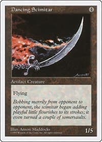 Dancing Scimitar - Fifth Edition - Magic: The Gathering card