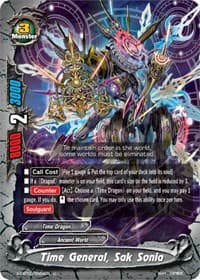 Time General, Sak Sonia - S-CBT03: Ultimate Unite - Future Card BuddyFight card