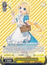 To the Cave in the North, Alice - Sword Art Online -Alicization- - Weiss Schwarz card