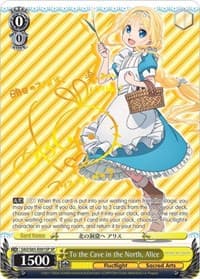 To the Cave in the North, Alice (SP) - Sword Art Online -Alicization- - Weiss Schwarz card
