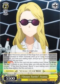"Ocean Turtle" Asuna - Sword Art Online -Alicization- - Weiss Schwarz card