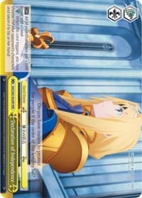 Declaration of Independence (RRR) - Sword Art Online -Alicization- - Weiss Schwarz card