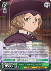 "The Sage of the Library" Cardinal (SR) - Sword Art Online -Alicization- - Weiss Schwarz card