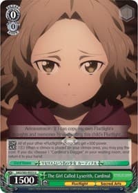 The Girl Called Lyserith, Cardinal - Sword Art Online -Alicization- - Weiss Schwarz card