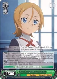 "Sister-In-Training" Fizel Synthesis Twenty-Nine - Sword Art Online -Alicization- - Weiss Schwarz card