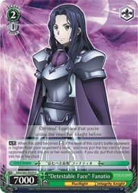 "Detestable Face" Fanatio - Sword Art Online -Alicization- - Weiss Schwarz card