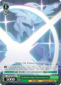 "The Relentless Knight" Fanatio Synthesis Two - Sword Art Online -Alicization- - Weiss Schwarz card