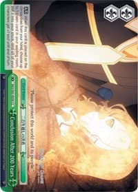Conclusion After 200 Years - Sword Art Online -Alicization- - Weiss Schwarz card