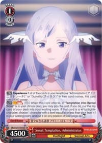 Sweet Temptation, Administrator (SR) - Sword Art Online -Alicization- - Weiss Schwarz card