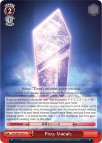 Piety Module - Sword Art Online -Alicization- - Weiss Schwarz card