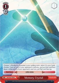 Memory Crystal - Sword Art Online -Alicization- - Weiss Schwarz card