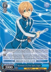 Roommate of a Free Spirit, Eugeo (SR) - Sword Art Online -Alicization- - Weiss Schwarz card