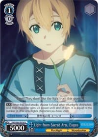 Light from Sacred Arts, Eugeo - Sword Art Online -Alicization- - Weiss Schwarz card