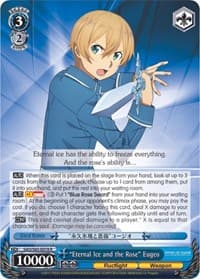 "Eternal Ice and the Rose" Eugeo - Sword Art Online -Alicization- - Weiss Schwarz card