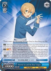 "Eternal Ice and the Rose" Eugeo (SR) - Sword Art Online -Alicization- - Weiss Schwarz card