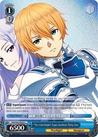 "The 32nd Knight" Eugeo Synthesis Thirty-Two - Sword Art Online -Alicization- - Weiss Schwarz card