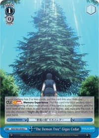 "The Demon Tree" Gigas Cedar - Sword Art Online -Alicization- - Weiss Schwarz card